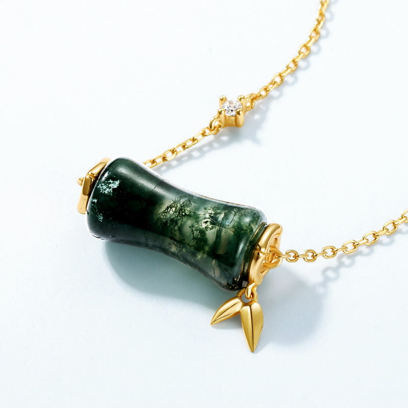"Emerald Grove"  925 silver